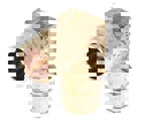 LF 3/4 BRS PROPEX 90 ELL