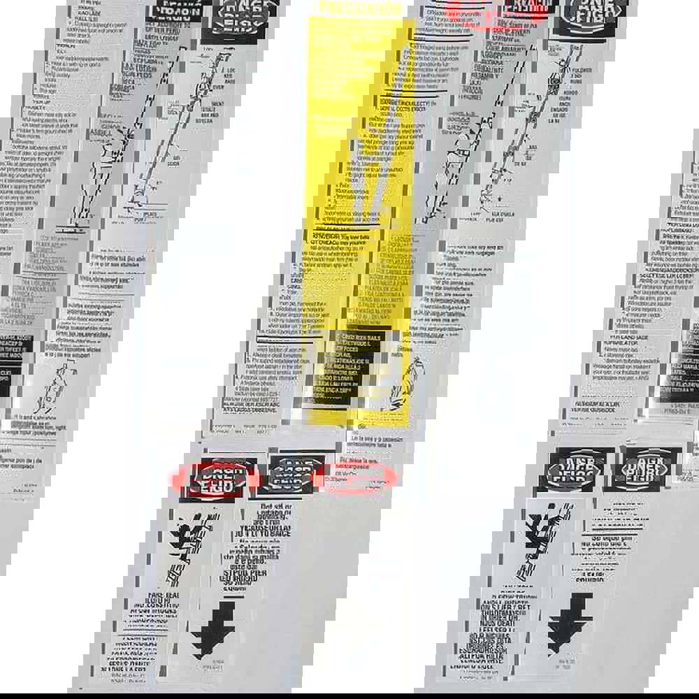 Ladder Accessories; Accessory Type: Label ; For Use With: Fiberglass Extension Ladders ; Material: Paper ; UNSPSC Code: 30191600