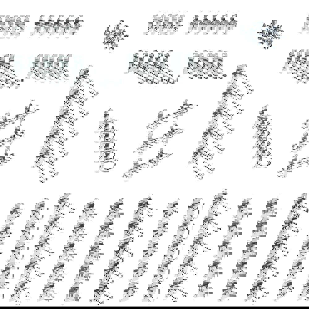 63 Pc Pegboard Hook Set, Steel