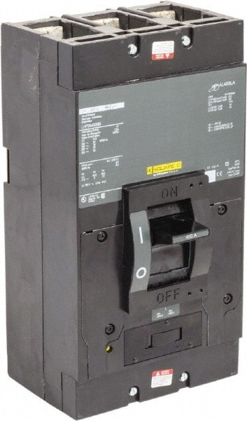 400 Amp, 600 V, 3 Pole, Panel Mount Molded Case Circuit Breaker