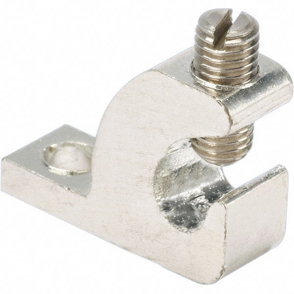 Rectangle Ring Terminal: Non-Insulated, 14 to 4 AWG, Lug Connection