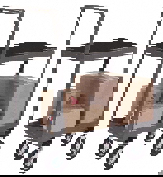 Instrument Utility Cart: Steel, Gray