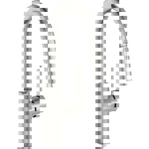 Single Handle Pull Down Bar Faucet in Lustrous Steel