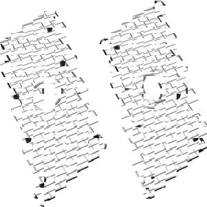 26-3/4 in x 16-9/16 in Stainless Steel Grid