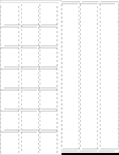 Label Maker Label: White, Paper, 2-1/2