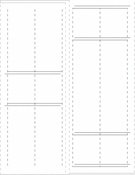 Label Maker Label: White, Paper, 3-1/2