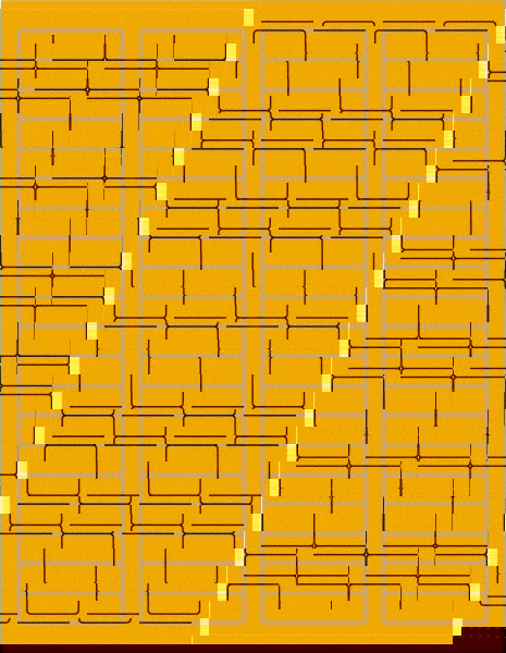 Label Maker Label: Fluorescent Orange, Paper, 1-3/4