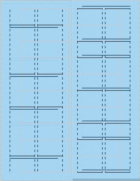Label Maker Label: Pastel Blue, Paper, 3