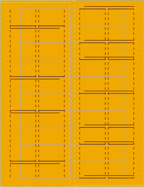 Label Maker Label: Fluorescent Orange, Paper, 3