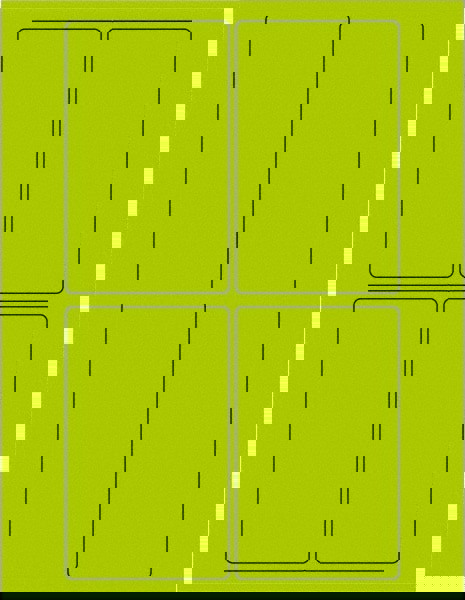 Label Maker Label: Fluorescent Green, Paper, 5