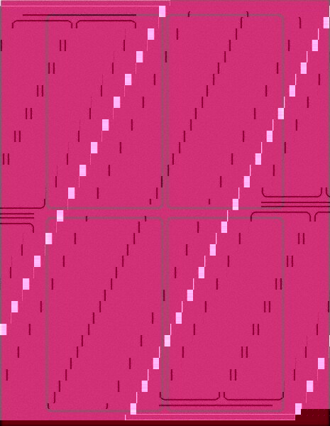 Label Maker Label: Fluorescent Pink, Paper, 5