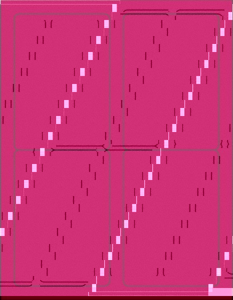 Label Maker Label: Fluorescent Pink, Paper, 5