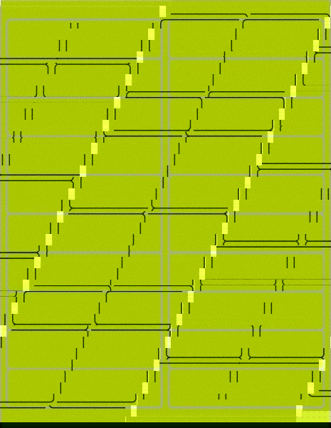 Label Maker Label: Fluorescent Green, Paper, 4