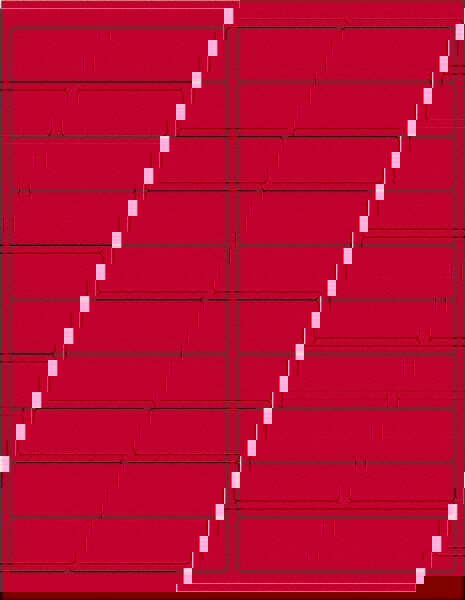 Label Maker Label: Fluorescent Red, Paper, 4