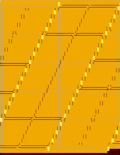 Label Maker Label: Fluorescent Orange, Paper, 4