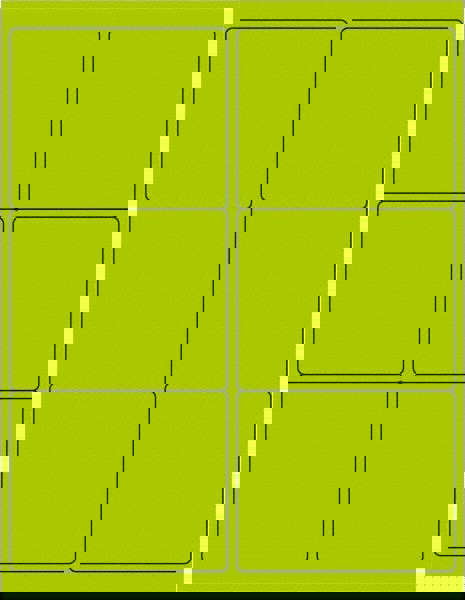 Label Maker Label: Fluorescent Green, Paper, 4