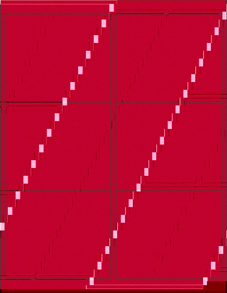 Label Maker Label: Fluorescent Red, Paper, 4