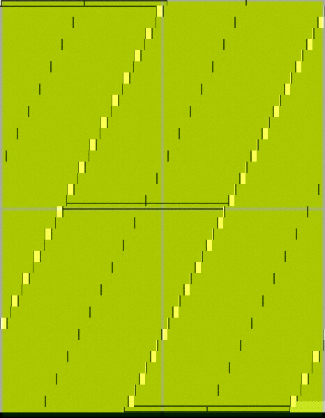 Label Maker Label: Fluorescent Green, Paper, 5-1/2