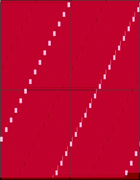 Label Maker Label: Fluorescent Red, Paper, 5-1/2