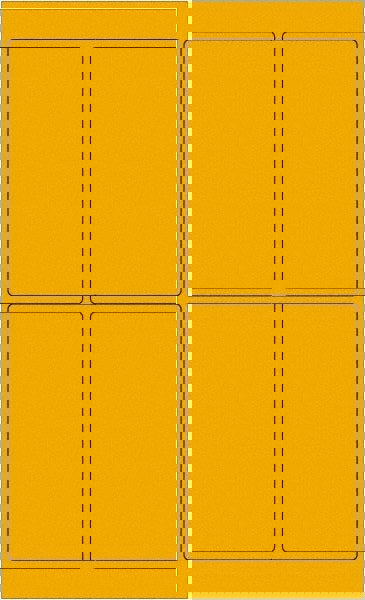 Label Maker Label: Fluorescent Orange, Paper, 6