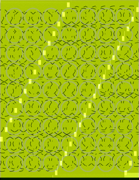 Label Maker Label: Fluorescent Green, Paper, 1