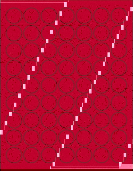 Label Maker Label: Fluorescent Red, Paper, 1