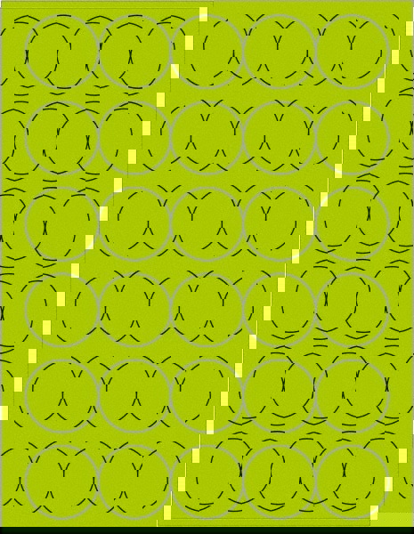 Label Maker Label: Fluorescent Green, Paper, 1-1/2