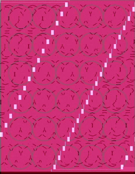 Label Maker Label: Fluorescent Pink, Paper, 1-1/2