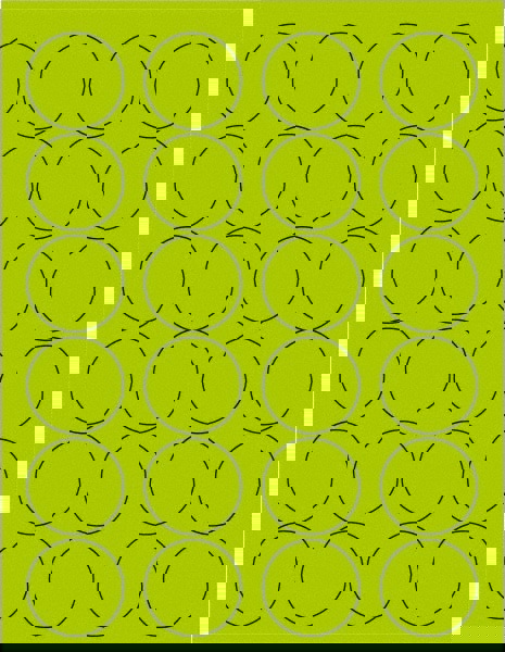 Label Maker Label: Fluorescent Green, Paper, 1-5/8