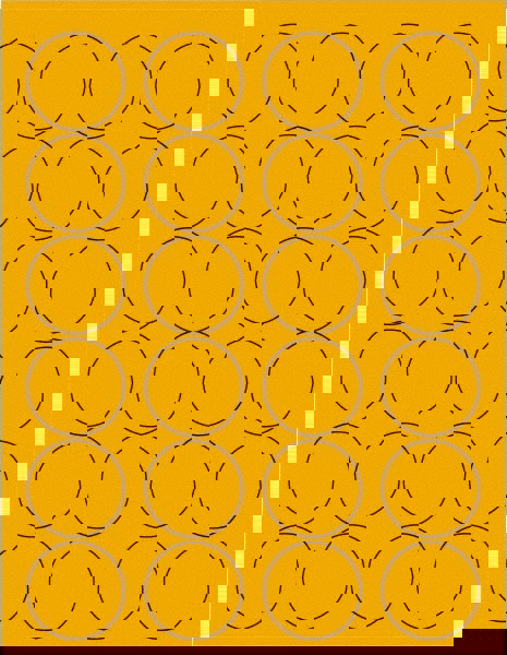 Label Maker Label: Fluorescent Orange, Paper, 1-5/8