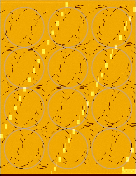 Label Maker Label: Fluorescent Orange, Paper, 2-1/2