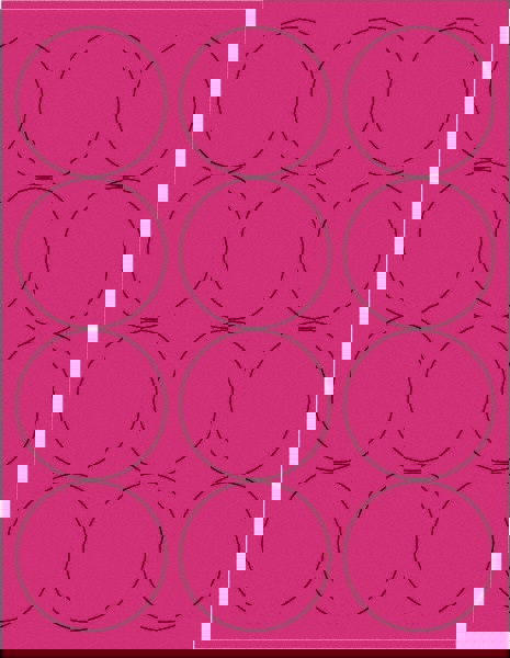 Label Maker Label: Fluorescent Pink, Paper, 2-1/2