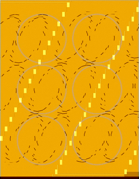 Label Maker Label: Fluorescent Orange, Paper, 3