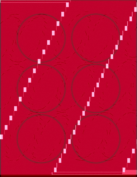 Label Maker Label: Fluorescent Red, Paper, 3