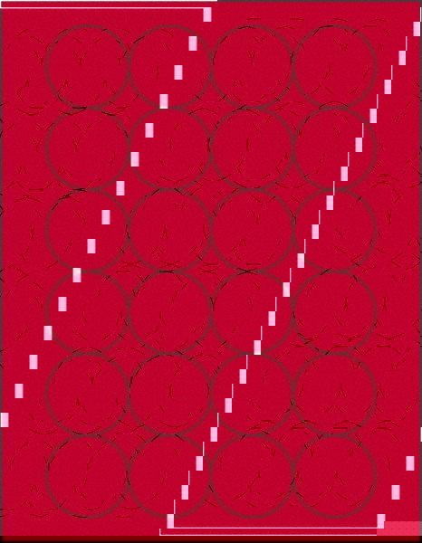 Label Maker Label: Fluorescent Red, Paper, 1-21/32