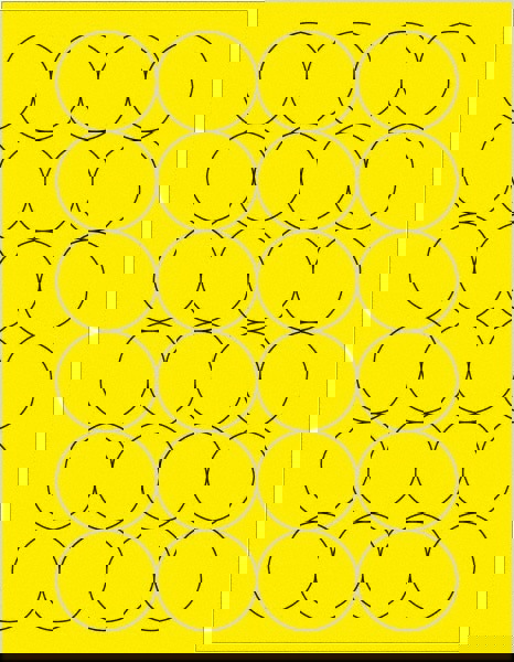 Label Maker Label: Fluorescent Yellow, Paper, 1-21/32