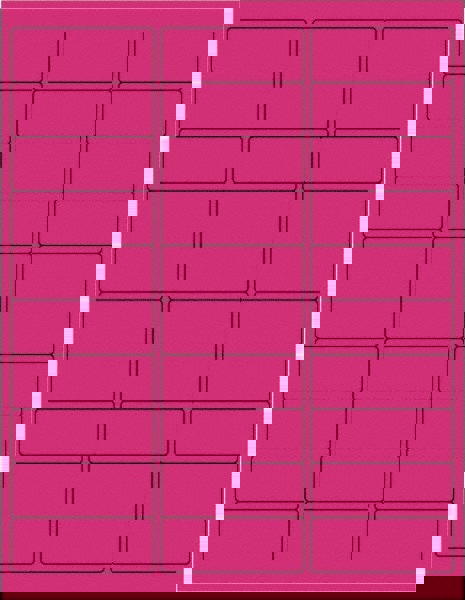 Label Maker Label: Fluorescent Pink, Paper, 2-5/8