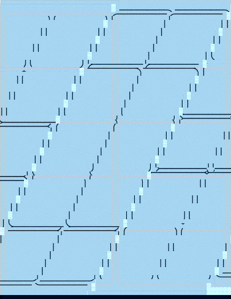 Label Maker Label: Pastel Blue, Paper, 4