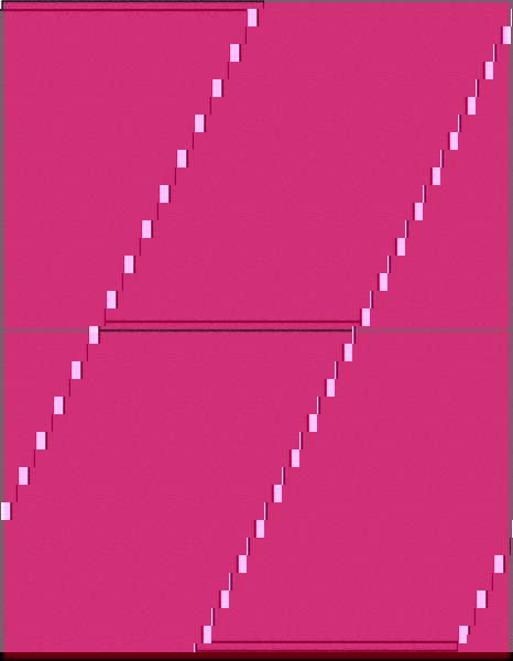 Label Maker Label: Fluorescent Pink, Paper, 8-1/2