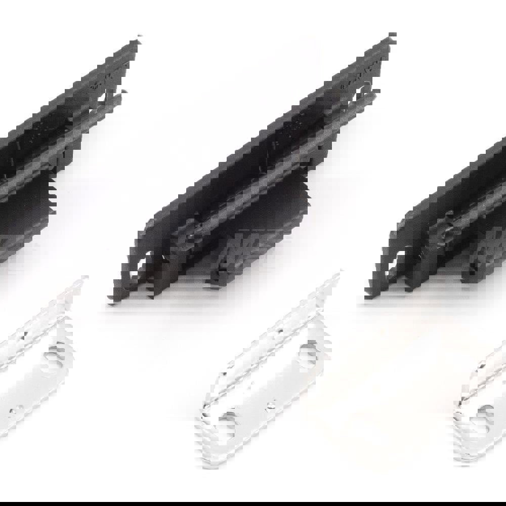 Lever Door Latch: 22 mm OAW, 24.5 mm OAH, Polyamide