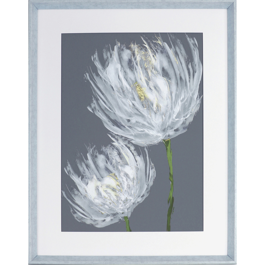 ART;WHITE-FLOWER-II