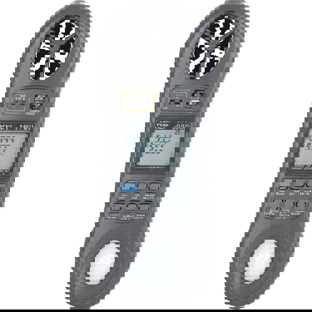 Airflow Meters & Thermo-Anemometers; Maximum Air Velocity ft/min (Feet): 5910; Min Air Velocity ft/min (Feet): 80; Min Air Velocity km/hr: 0.200; Min Air Velocity knots: 0.800; Min Air Velocity mph: 0.9000; Maximum Air Velocity km/hr: 108.0; Maximum Air V