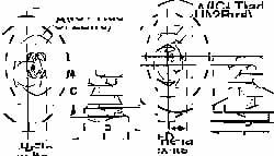 Studded Pivotal Leveling Mount: 1/2-13 T
