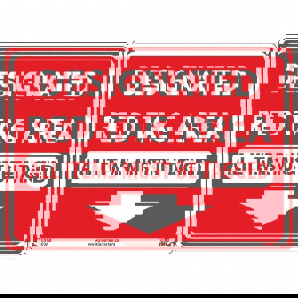 Warning & Safety Reminder Sign: Rectangle, 