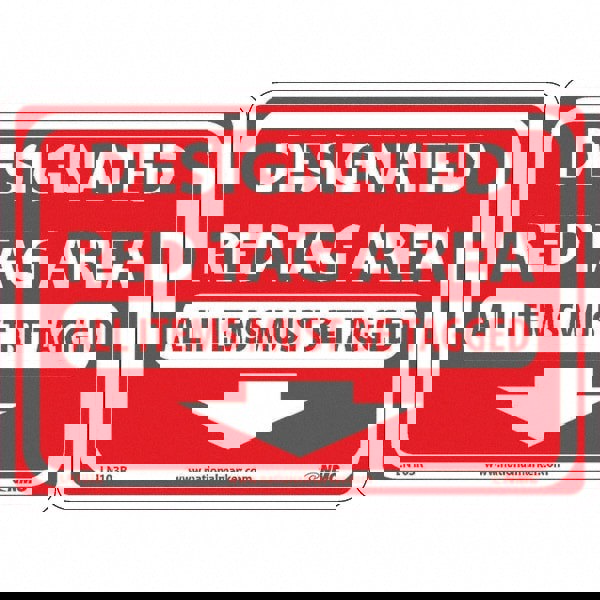 Warning & Safety Reminder Sign: Rectangle, 