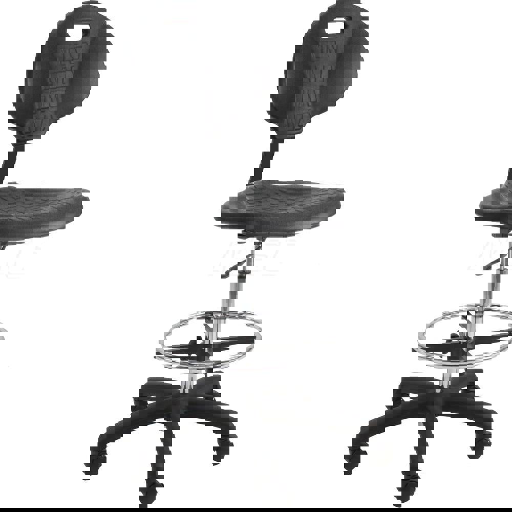 Task Chair: Polyurethane, Black