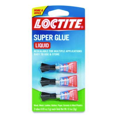 ADHESIVE,LOCTITE,3/PK,CLR