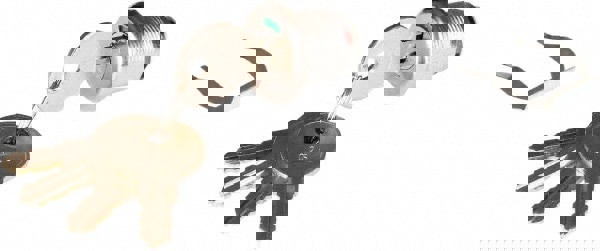 Tool Case Lock Set: Chrome