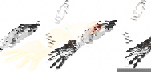 Tool Case Lock Set: Chrome