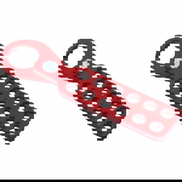 Lockout Hasp: Scissor-Action Hasp, Single Jaw, 12 Padlocks